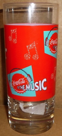 3260-4 € 2,50 coca cola glas is the music
